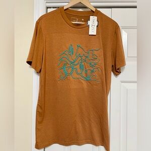 2 Fly Chenille 3D Western Rodeo Cowboy Tee T-Shirt - Unisex M - NEW